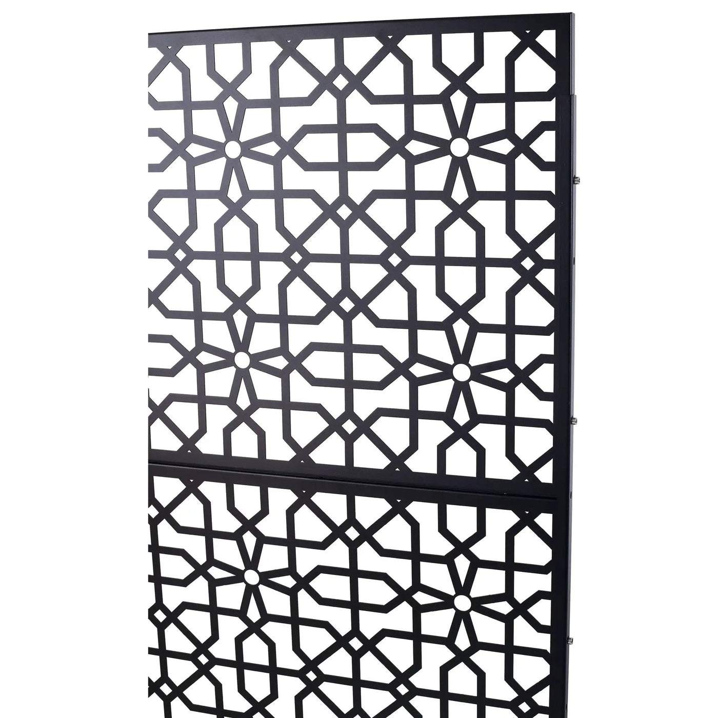 Outdoor & Indoor Metal Freestanding Decorative Privacy Screen by HouseOfZazla