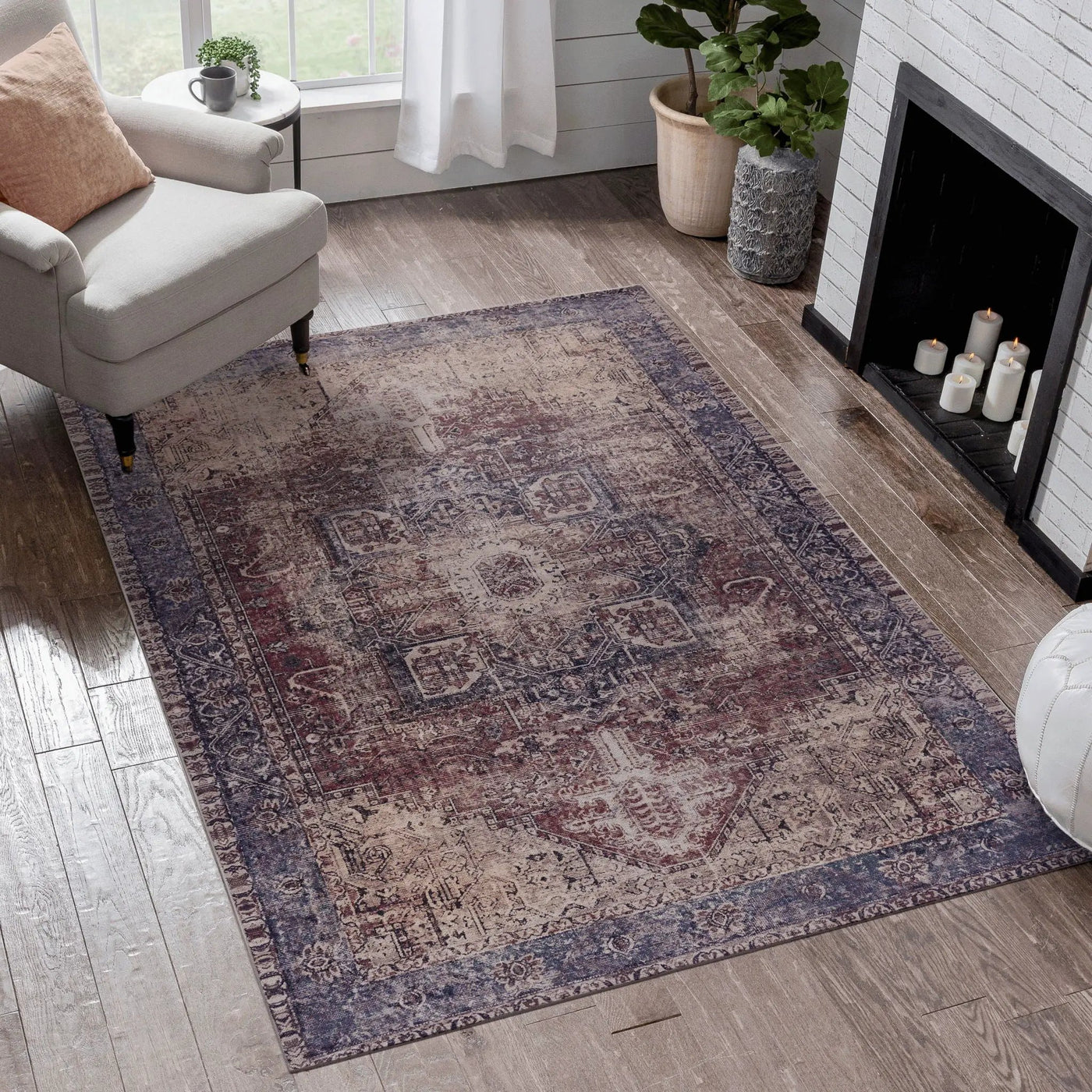 Maval - Unique Washable Area Rug by HouseOfZazla