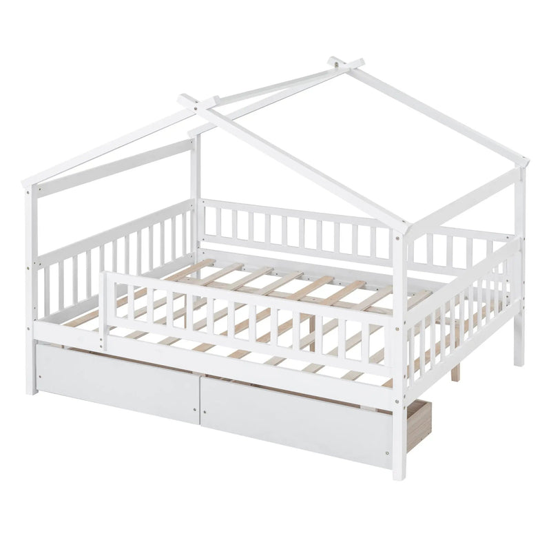 House Bed With 2 Drawers by HouseOfZazla