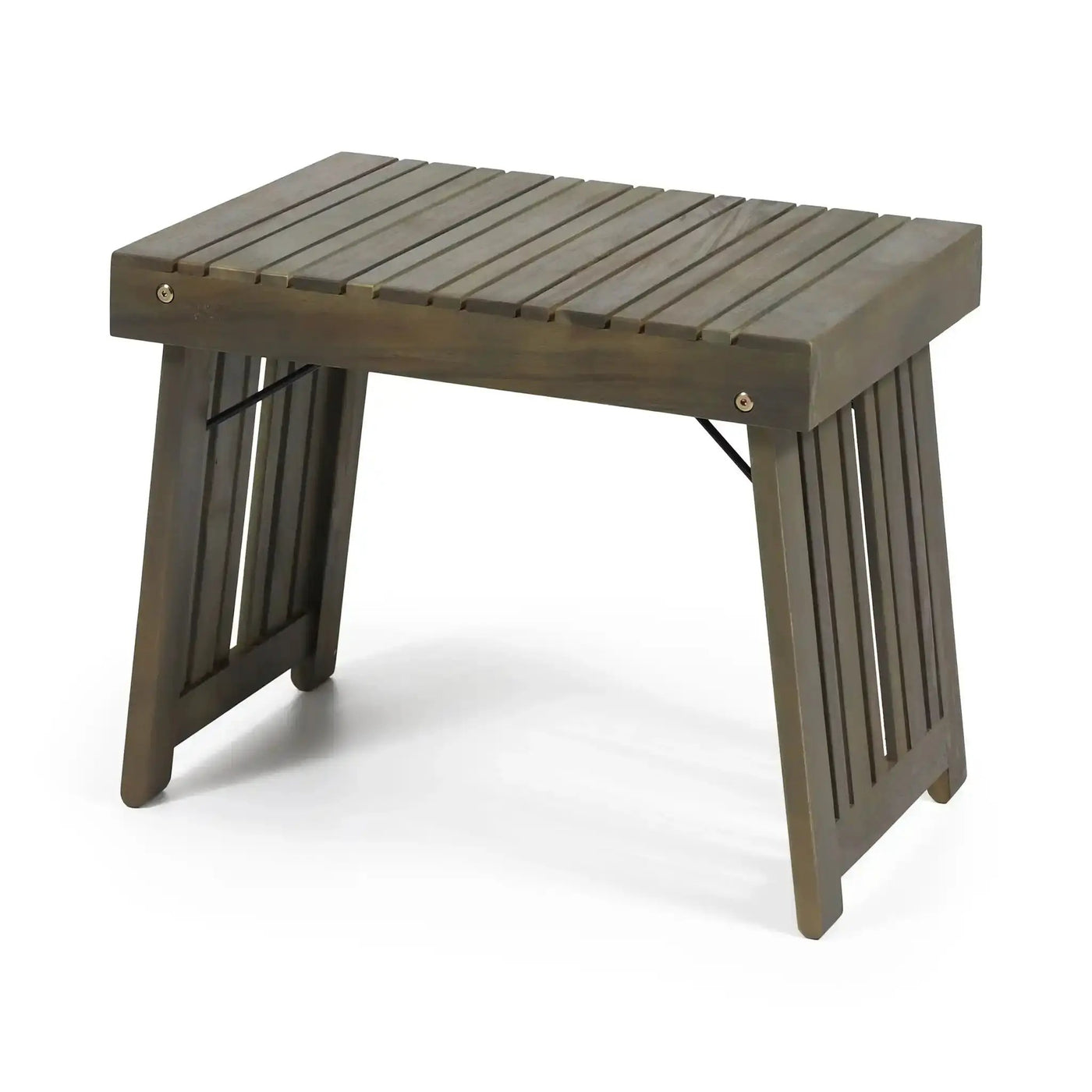 Temptation Outdoor Foldable Side Table With Slat Design by HouseOfZazla