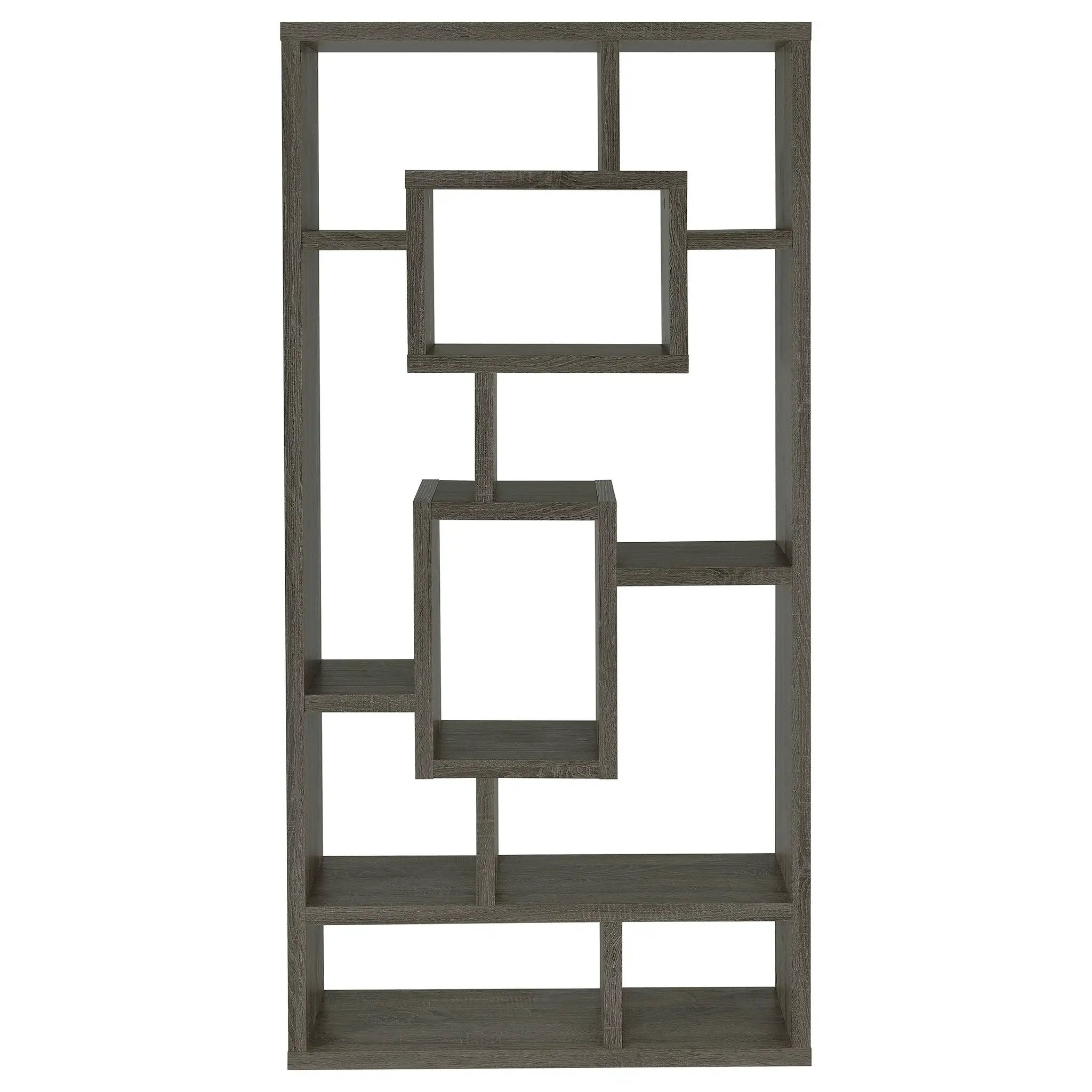 Corey 71-inch 8-shelf Bookshelf Weathered Grey by Unique Piece Furniture