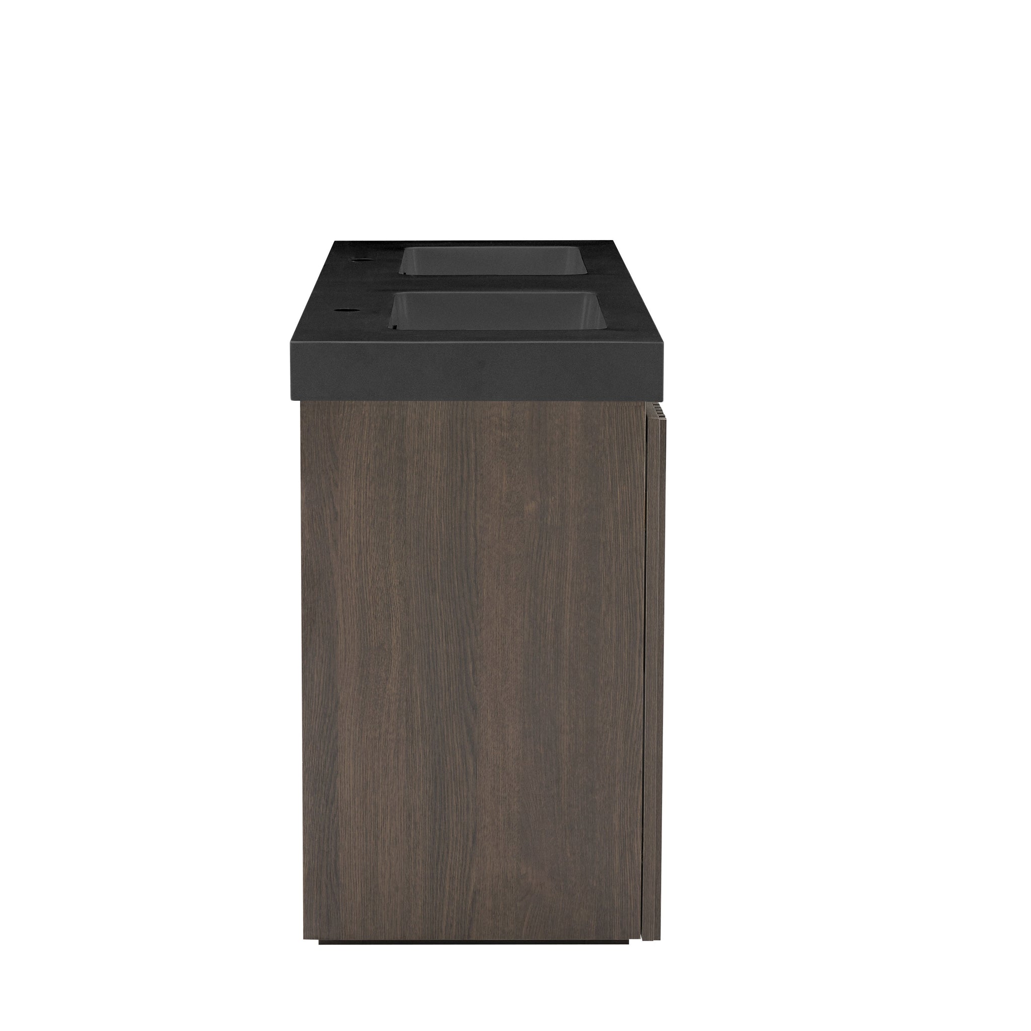 Galan 60" Smoked Oak Bathroom Vanity by HouseOfZazla