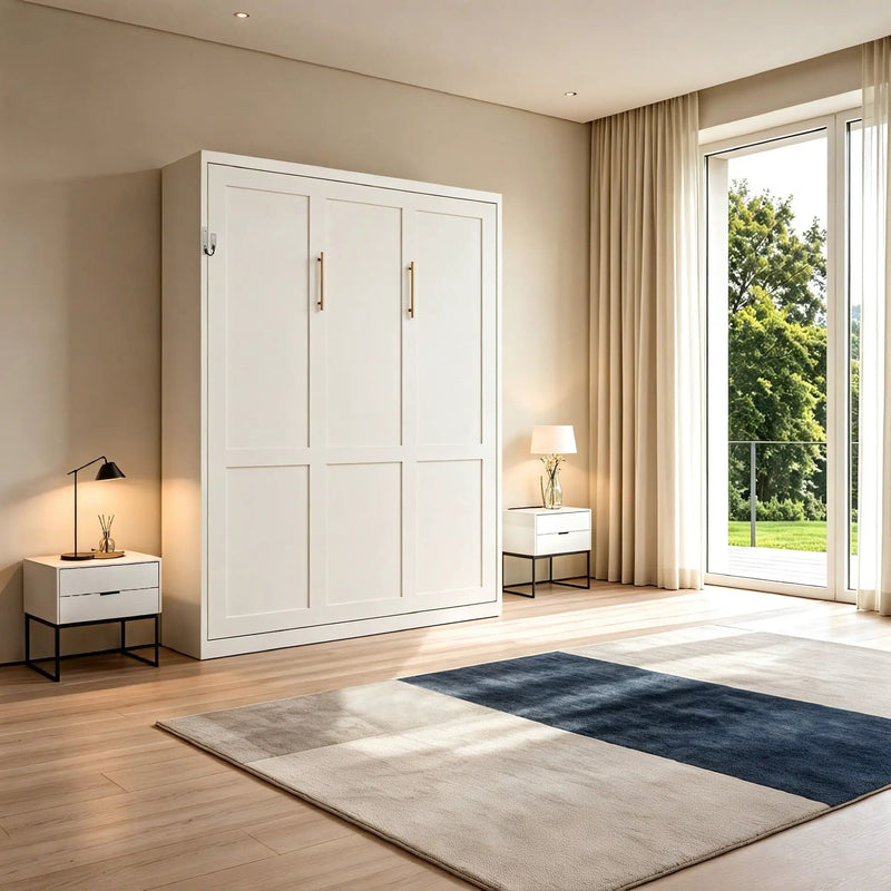 Folding Vertical Murphy Wall Bed by HouseOfZazla