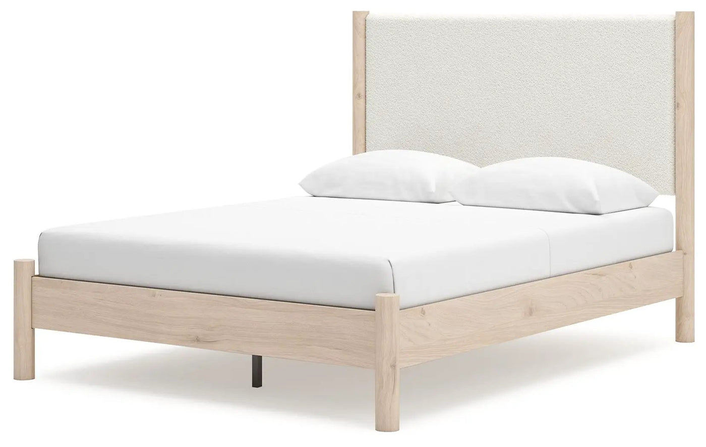Cadmori - Upholstered Panel Bed by Unique Piece Furniture