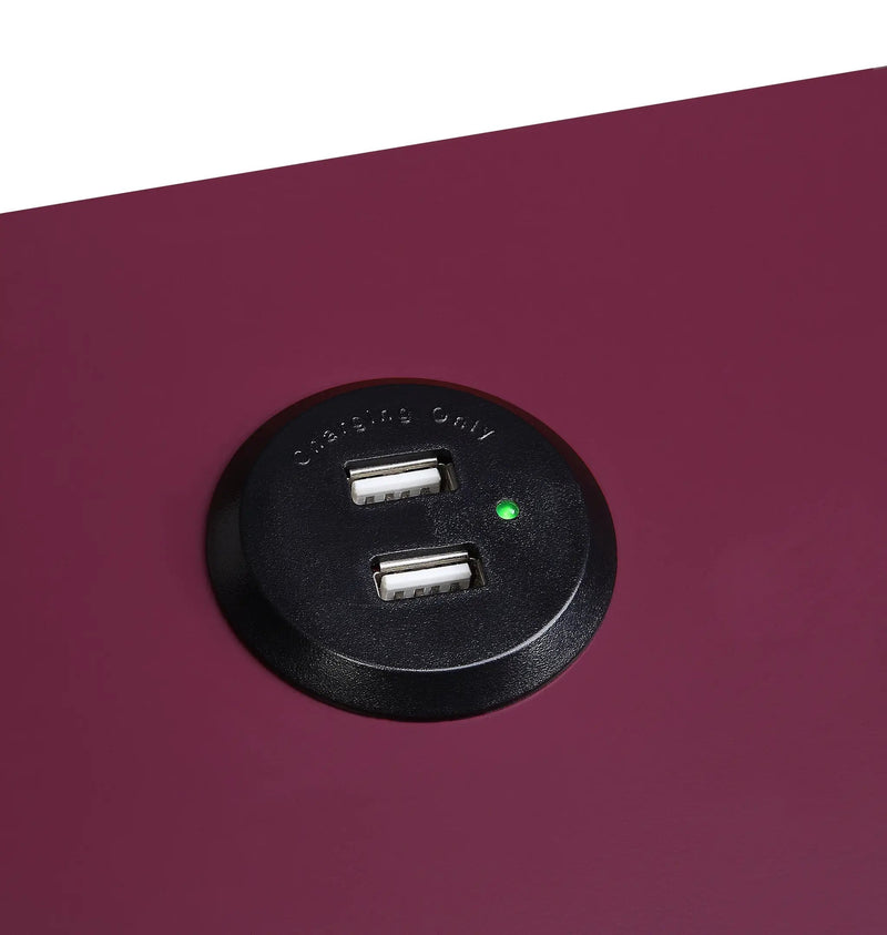 Fierce Accent Table with Built-in USB Port by HouseOfZazla