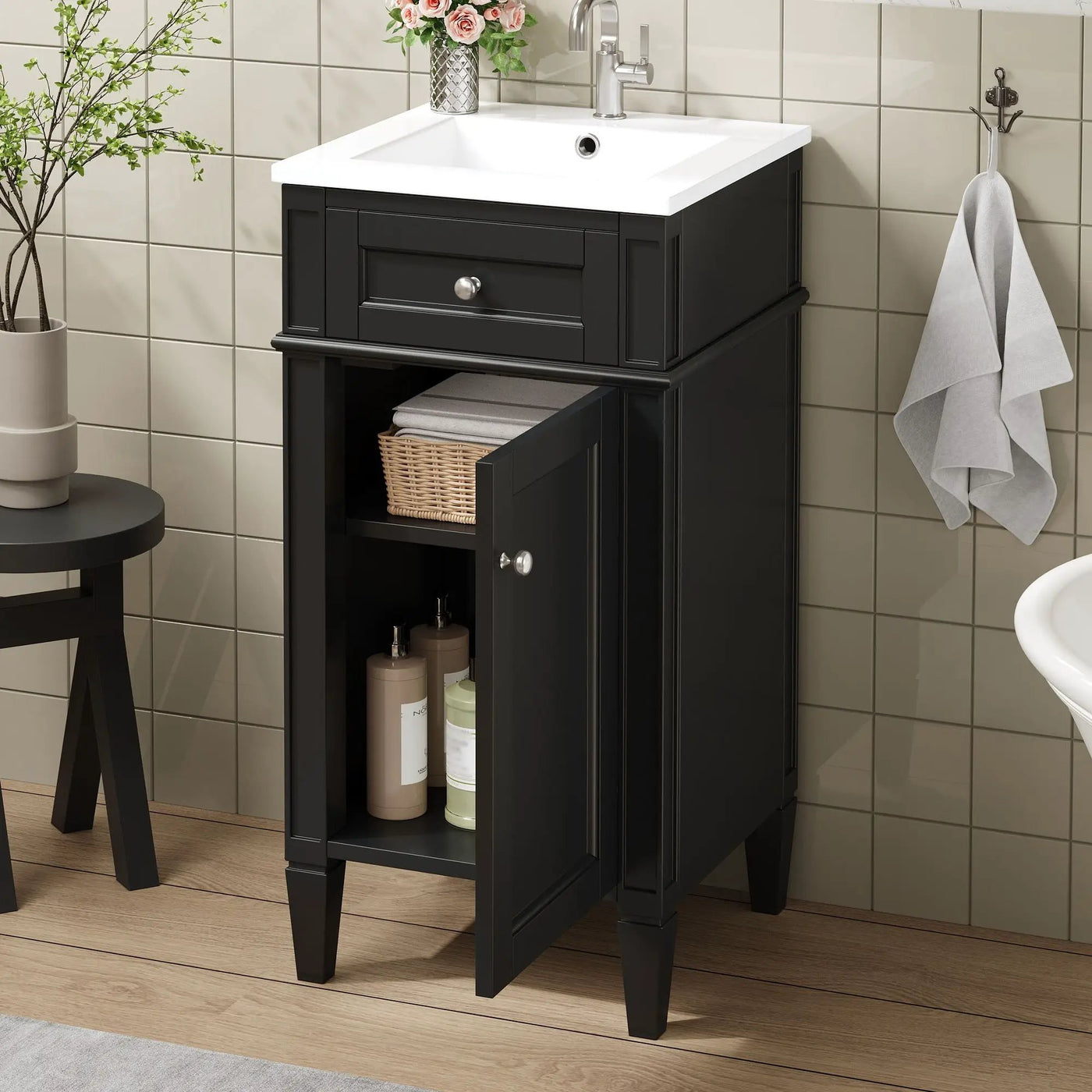 French Style Bathroom Vanity With Sink by Unique Piece Furniture