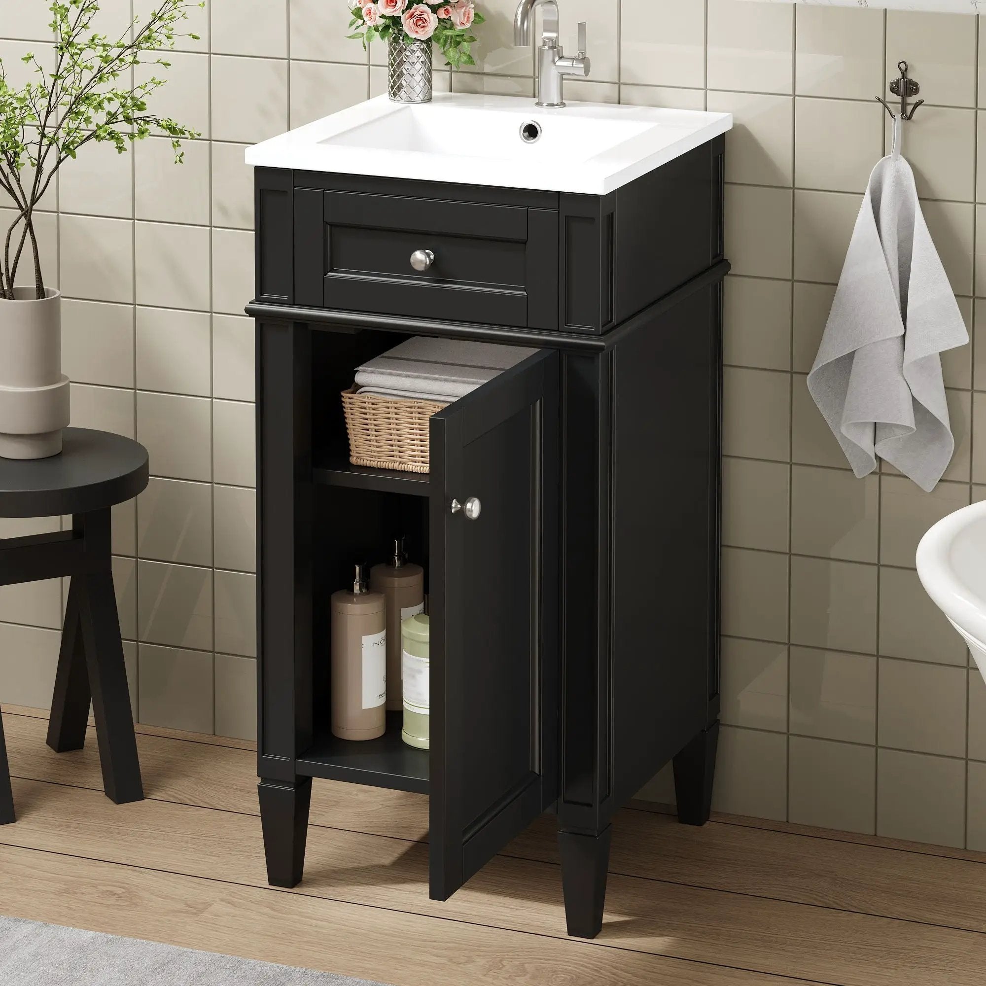 French Style Bathroom Vanity With Sink by Unique Piece Furniture