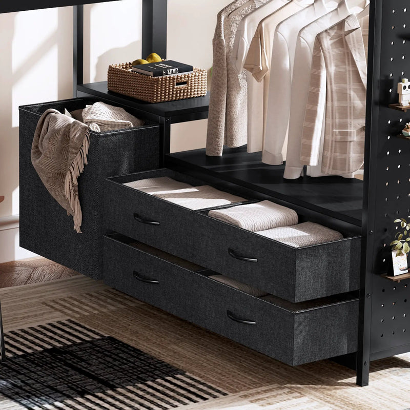 Queen Size Loft Bed with Desk & Shelves by HouseOfZazla