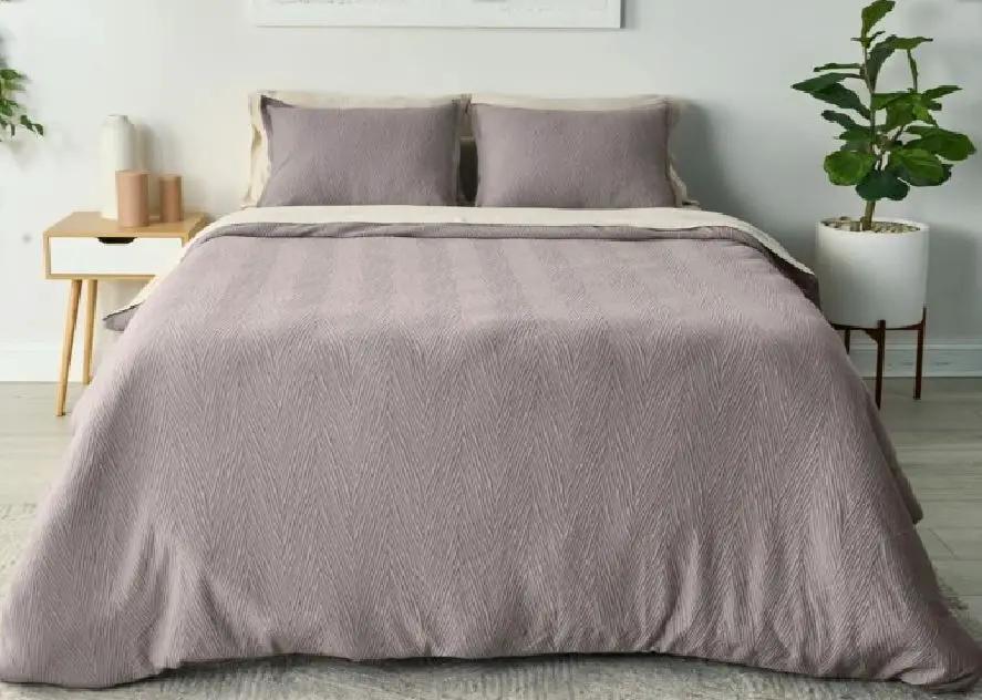 BedGear Performance Duvet Set, Queen - Taupe/Arrowhead by HouseOfZazla