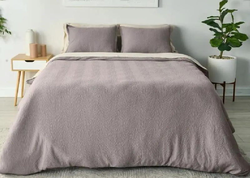 BedGear Performance Duvet Set, Queen - Taupe/Arrowhead by HouseOfZazla