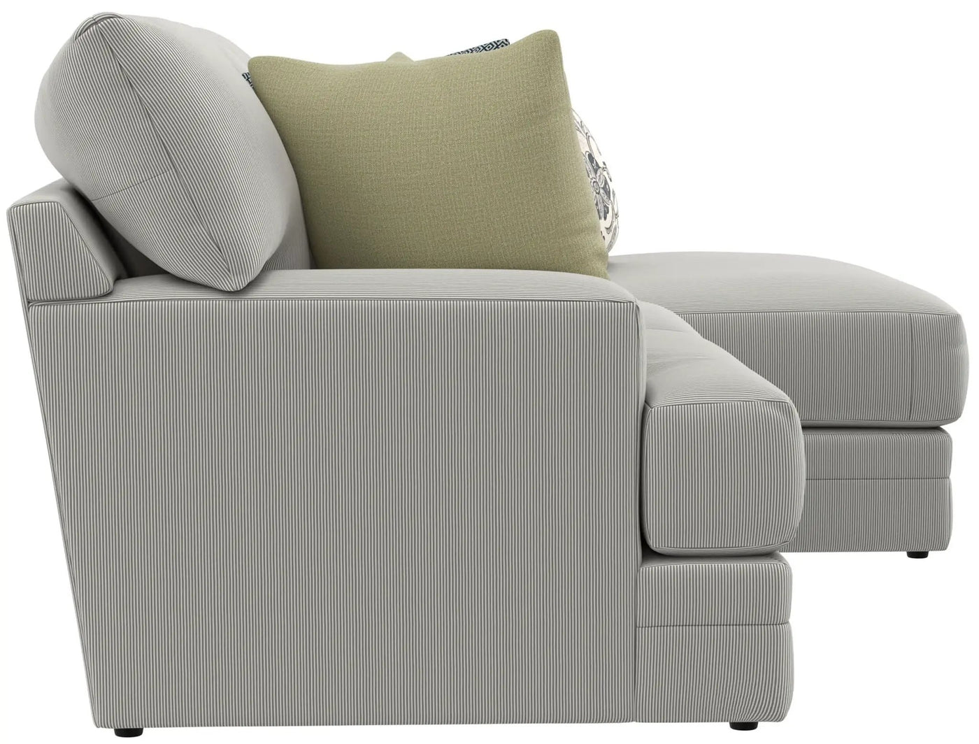 Stockbridge - Sectional With Comfort Coil Seating And 9 Accent Pillows Included by Unique Piece Furniture