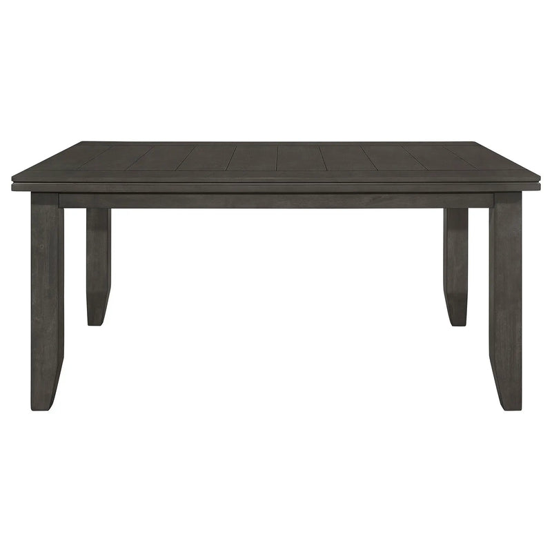Dalila 6-piece Rectangular Dining Table Set Dark Grey by Unique Piece Furniture