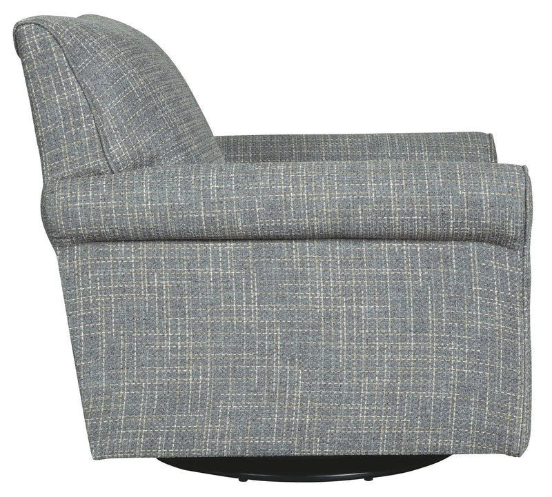 Renley - Swivel Glider Accent Chair - Ash by Unique Piece Furniture