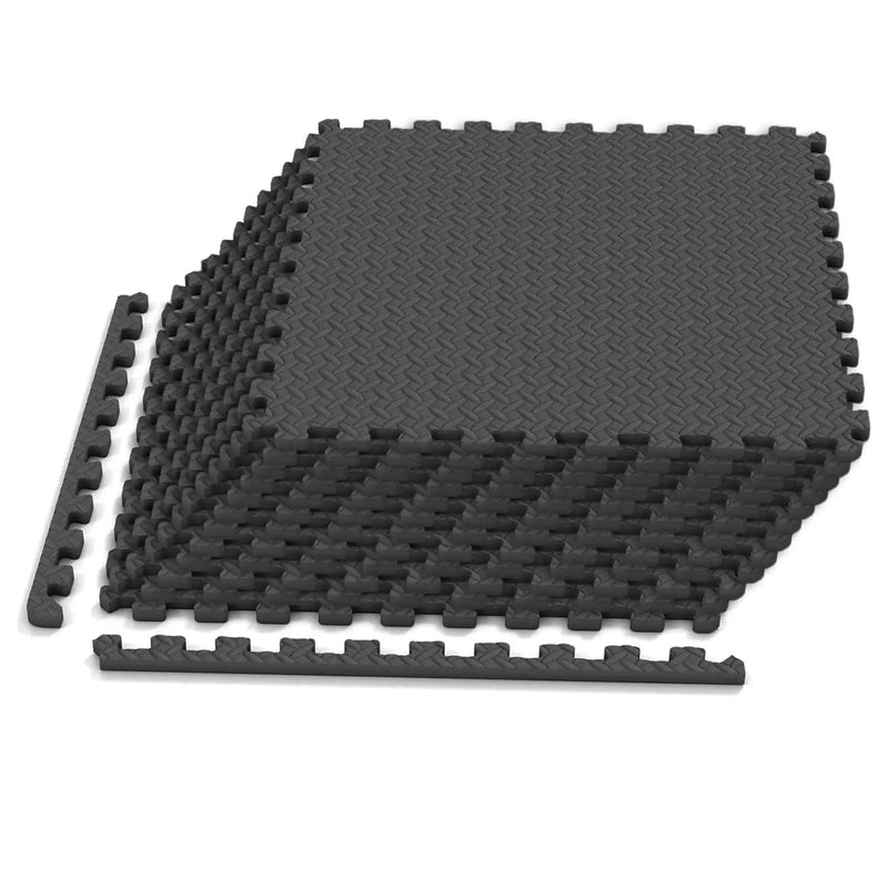 24Tiles 1/2" Puzzle Exercise Floor Mats by DirectDeals