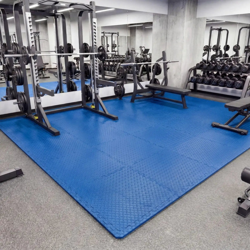 Puzzle Exercise Floor Mats 1/2 Inch Thick - 24 Tiles by DirectDeals