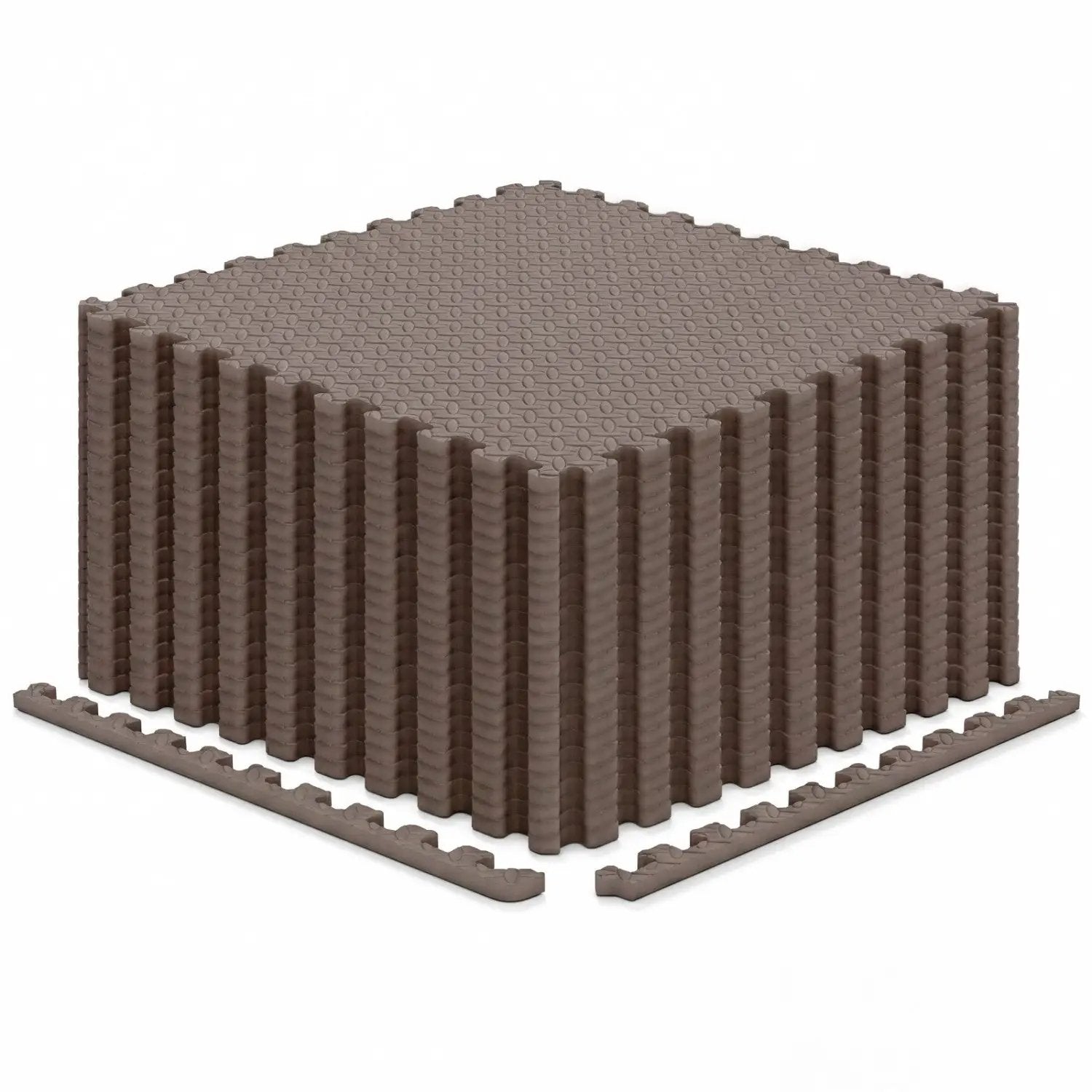 Puzzle Exercise Floor Mats 1/2 Inch Thick - 24 Tiles by DirectDeals