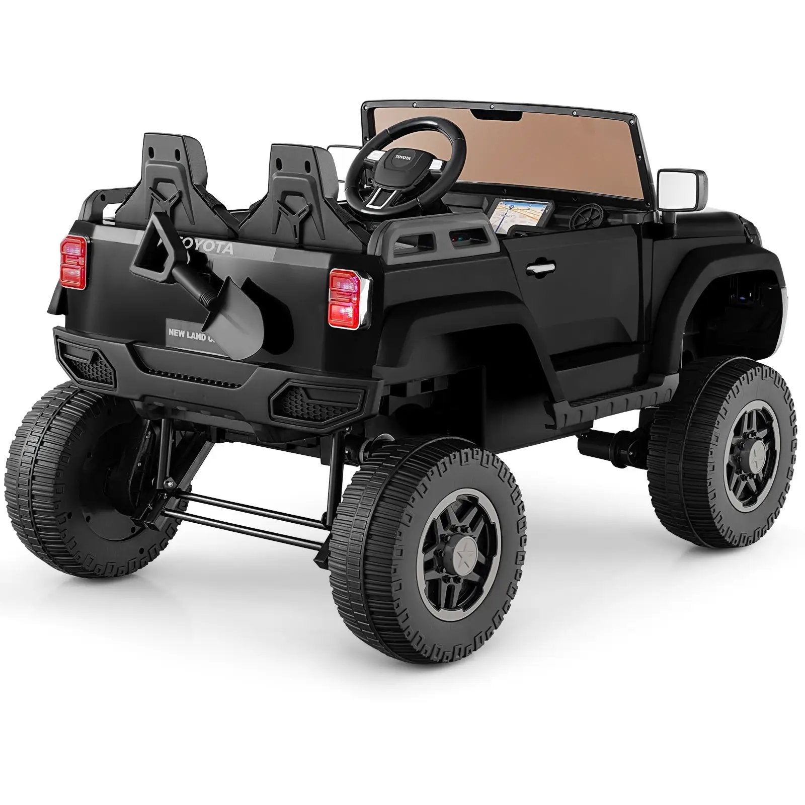 24V 2 Seater Ride on Car 4WD/2WD Switchable for Kids with Remote for Ages 3+ by DirectDeals