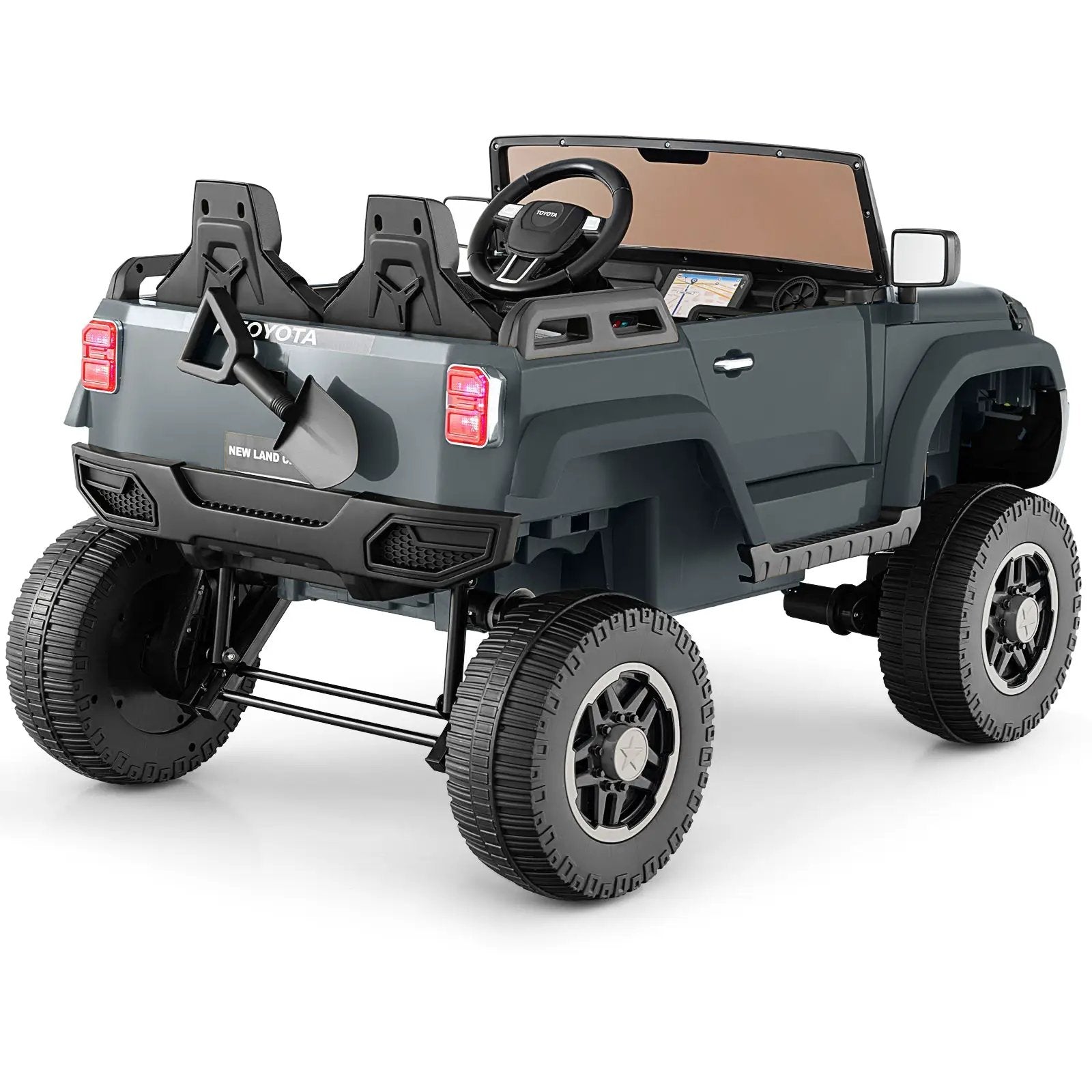 24V 2 Seater Ride on Car 4WD/2WD Switchable for Kids with Remote for Ages 3+ by DirectDeals