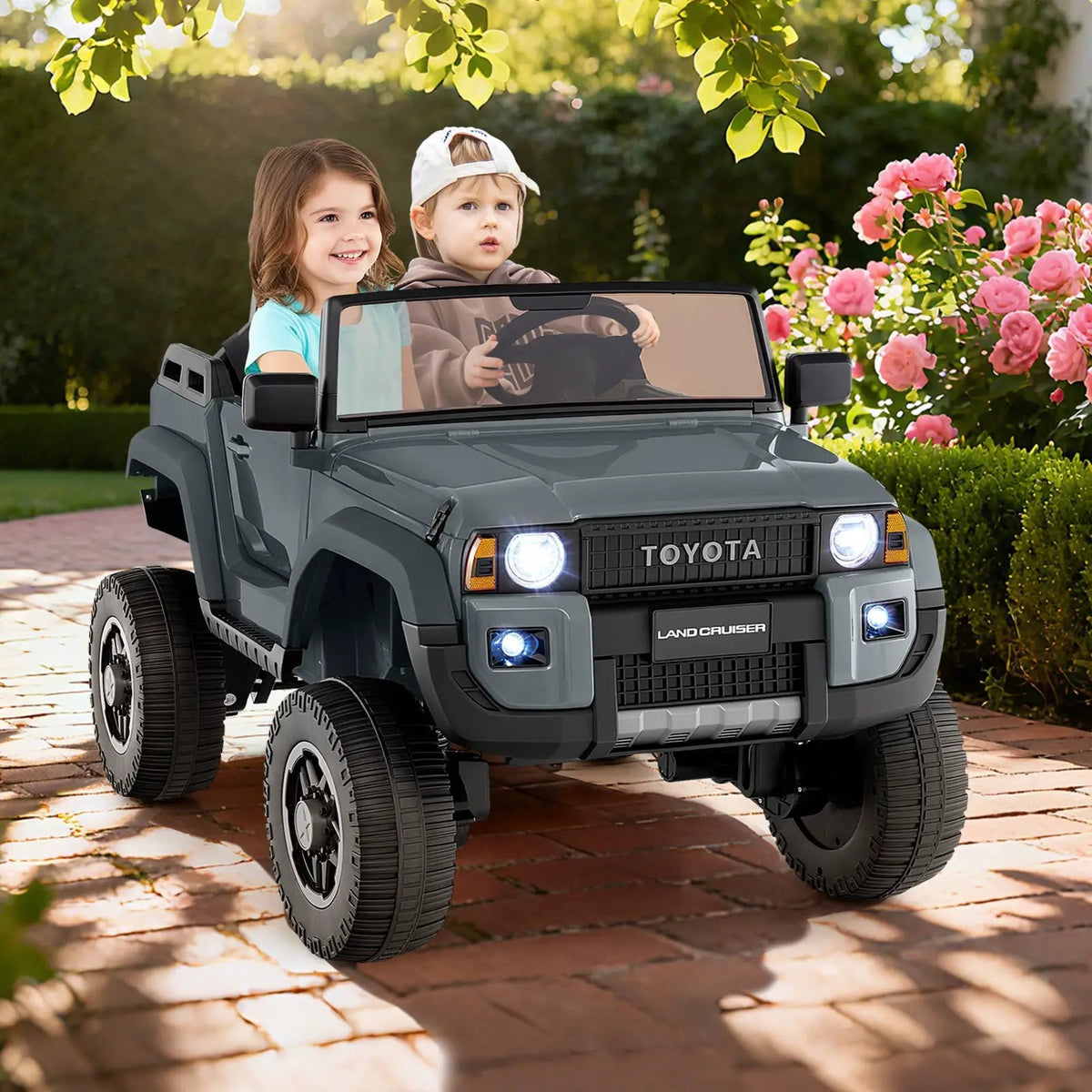 24V 2 Seater Ride on Car 4WD/2WD Switchable for Kids with Remote for Ages 3+, photo 5 of 40