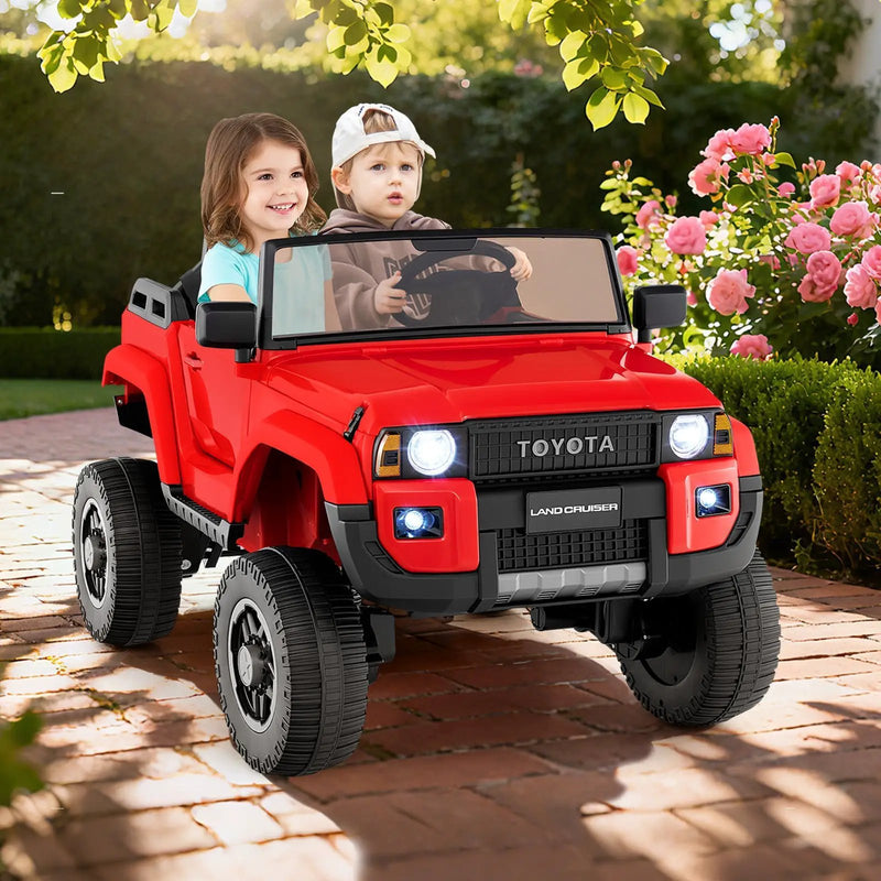 24V 2 Seater Ride on Car 4WD/2WD Switchable for Kids with Remote for Ages 3+ by DirectDeals