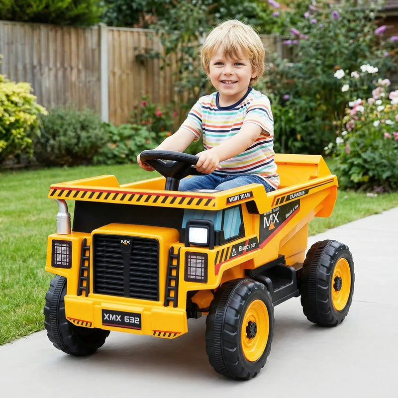 24V Electric Dump Truck Ride-On Toy with Remote Control by DirectDeals