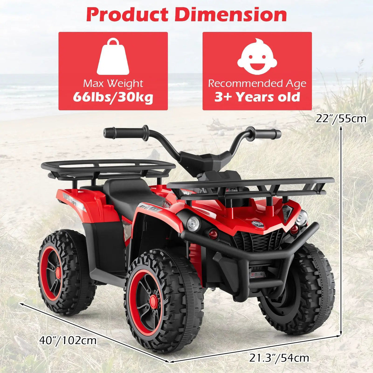 24V Electric Ride On Quad with LED Headlights, photo 8 of 48