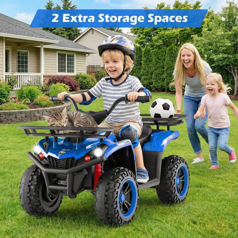 24V Electric Ride On Quad with LED Headlights by DirectDeals