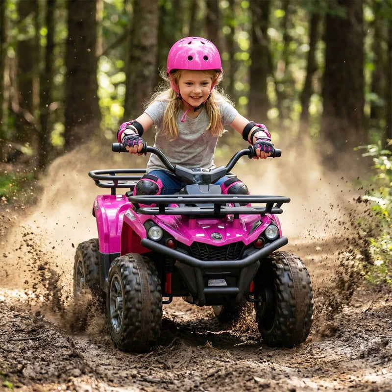 24V Electric Ride On Quad with LED Headlights by DirectDeals