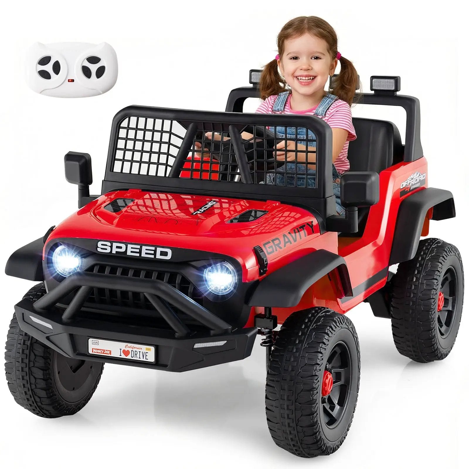 24V Ride On Car for Kids with Parent Remote Control and Music by DirectDeals