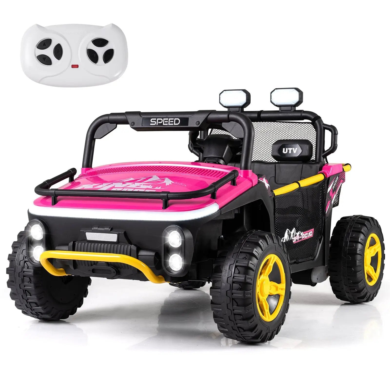 24V Ride on Toy for Kids 2 Seater Ride on Truck Car with Horn Music Story by DirectDeals