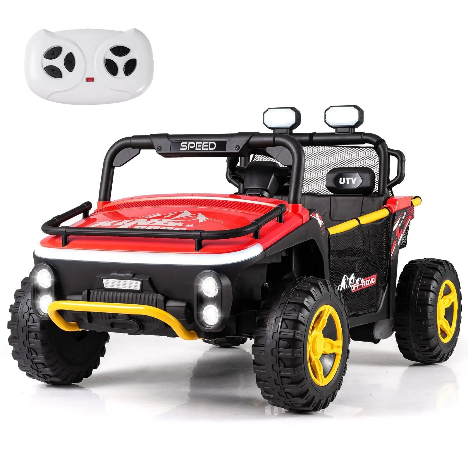 24V Ride on Toy for Kids 2 Seater Ride on Truck Car with Horn Music Story by DirectDeals