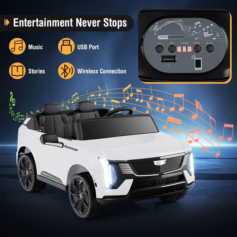 24V Ride on Truck 2-Seater Licensed Cadillac with Remote Control by DirectDeals
