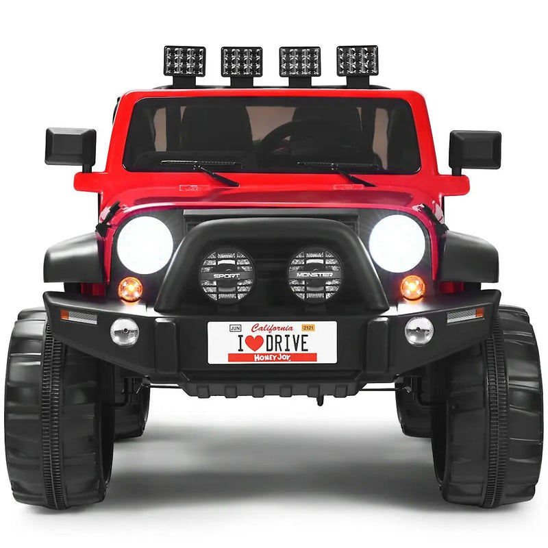 12V 2-Seater Ride on Car Truck with Remote Control and Storage Room by DirectDeals
