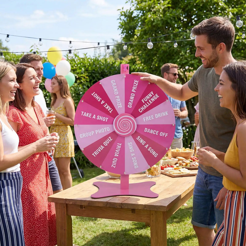 24 Inch Prize Wheel with Blackboard Marker and Eraser by DirectDeals