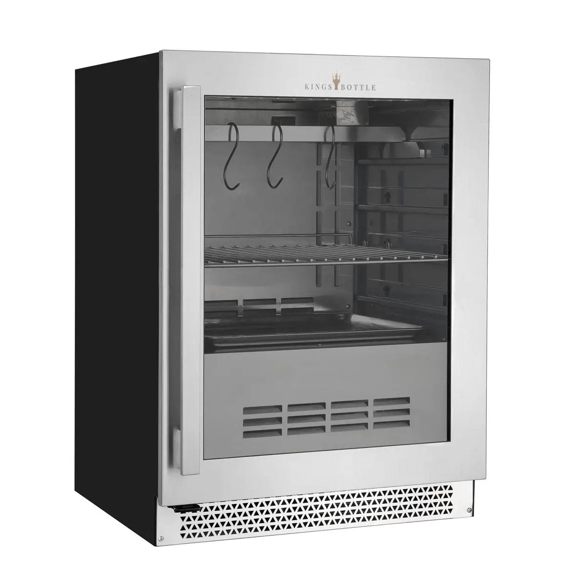 24″ Glass‑Door Meat Aging Fridge by KingsBottle.com