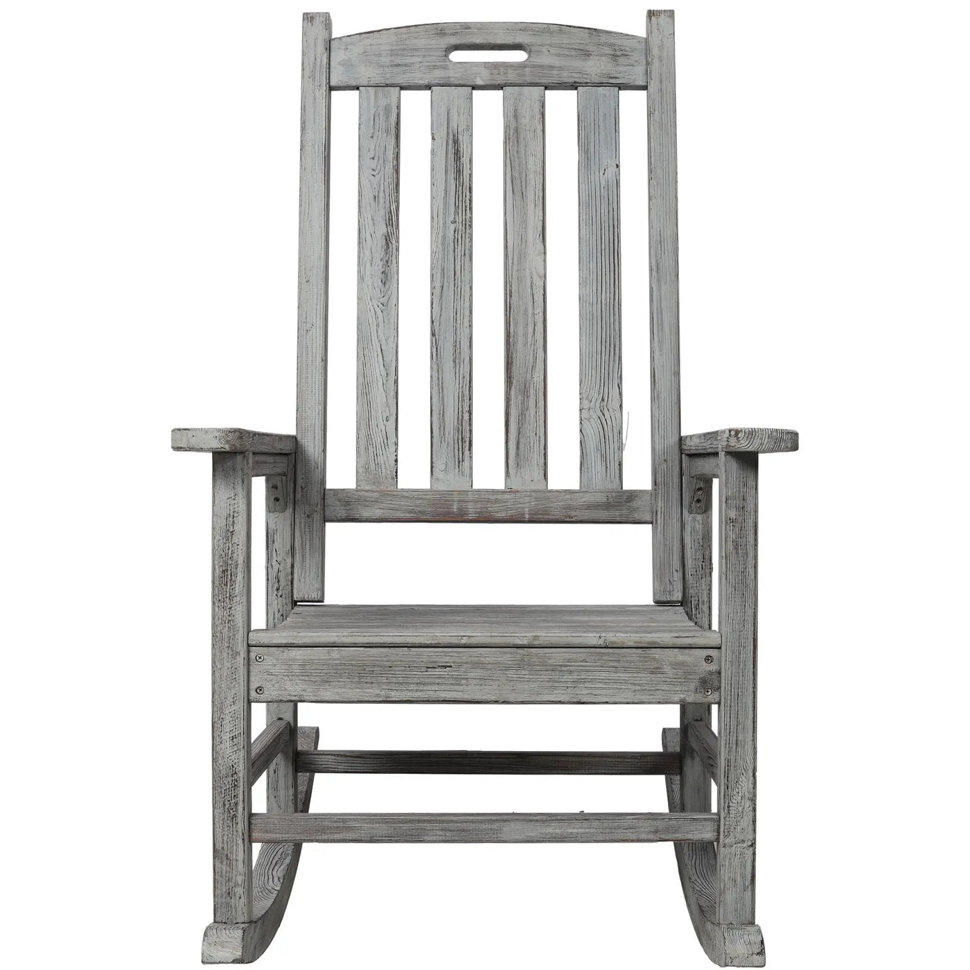 Oversized Porch Rocker Chair With Wide Seat And Tall Backrest by HouseOfZazla
