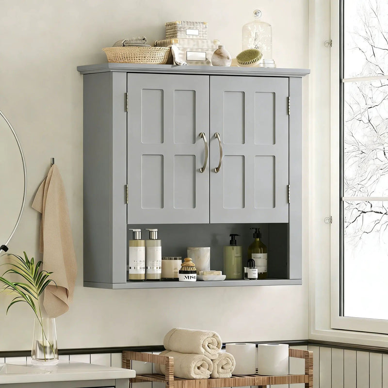 Multi Functional Wall Mounted Cabinet With Adjustable Shelves For Bathroom by HouseOfZazla