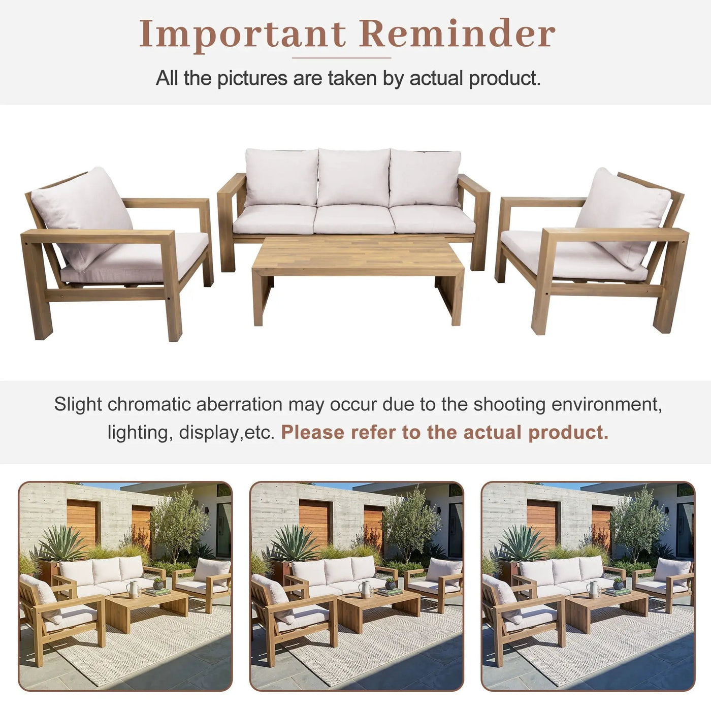 4 Piece Patio Sofa Set by HouseOfZazla