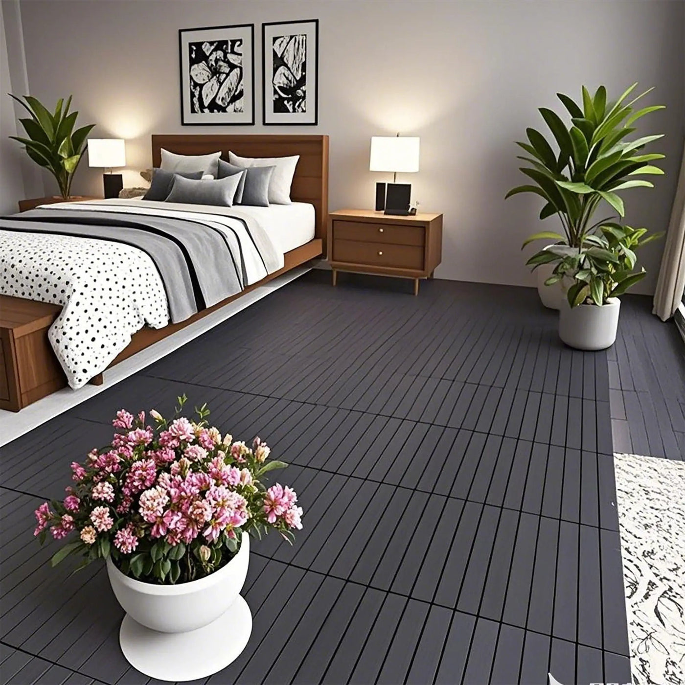 Diy Module Interlocking Decking Tiles Floor Tile For Porch Poolside Outdoor And Indoor Balcony Backyard by HouseOfZazla