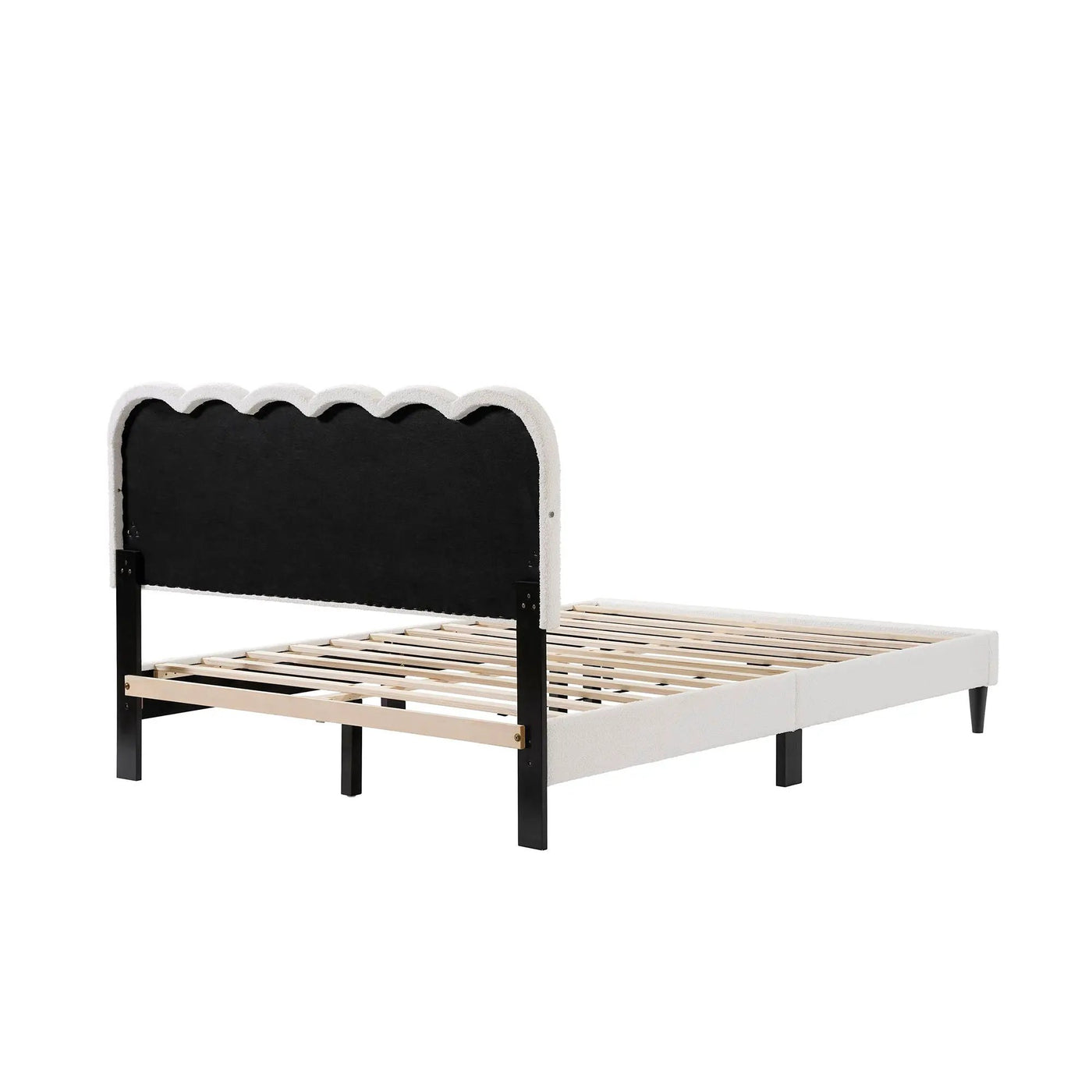 Lambswool Petal Headboard Bed Frame by HouseOfZazla