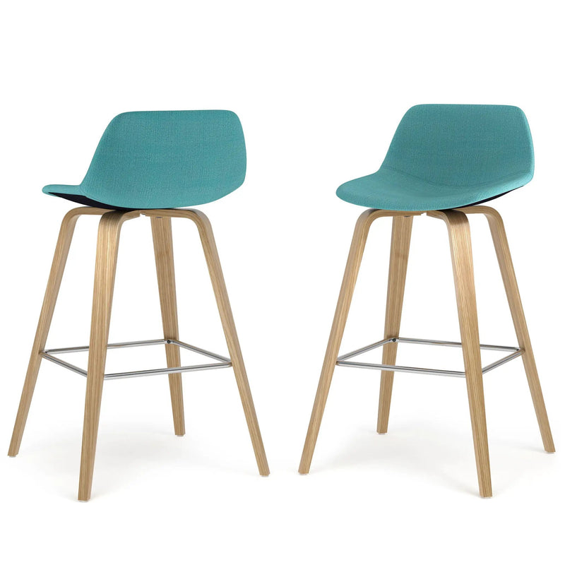Randolph - Counter / Bar Height Stool (Set of 2) - Blue by Unique Piece Furniture