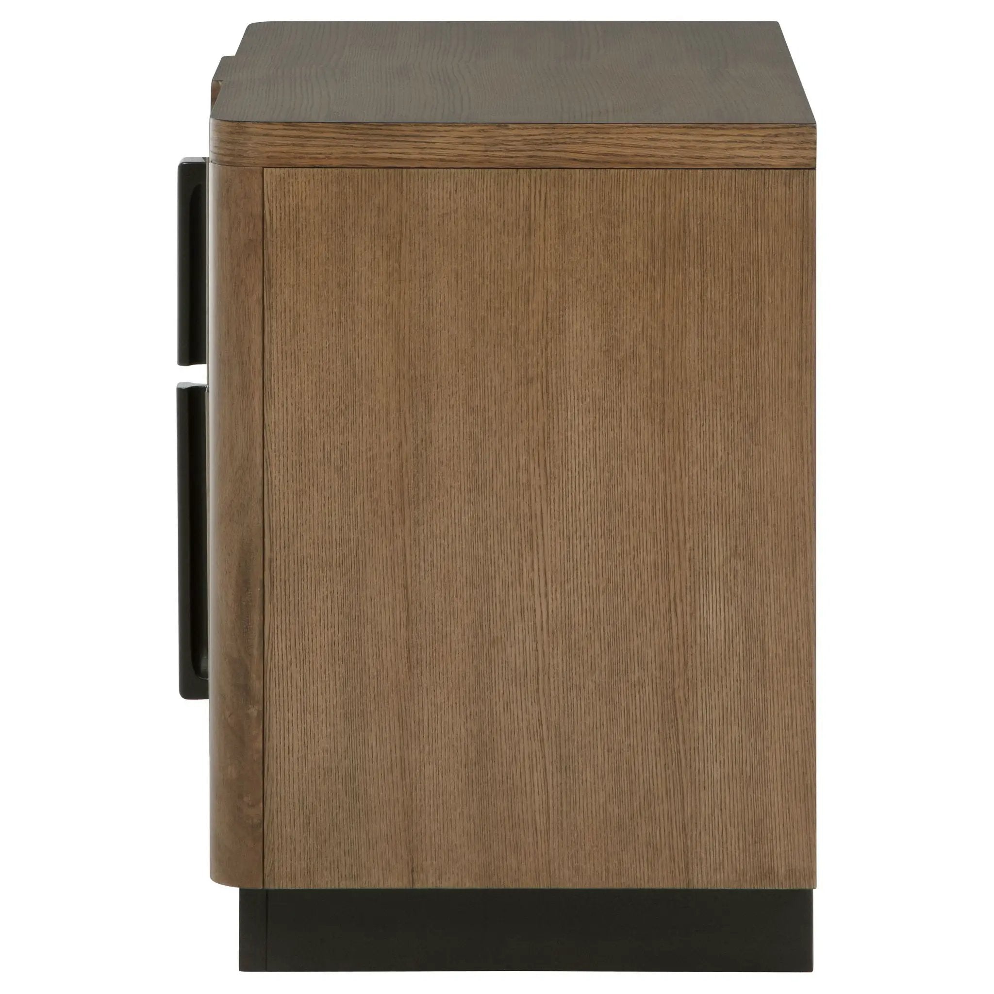 Moraga - 2 Drawer Nightstand - Ash Brown by HouseOfZazla