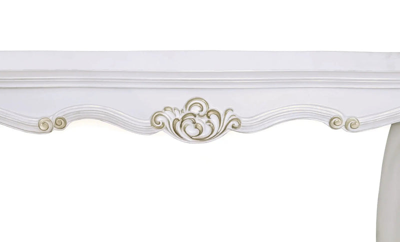 Vendome - Antique Sofa Table - White by HouseOfZazla