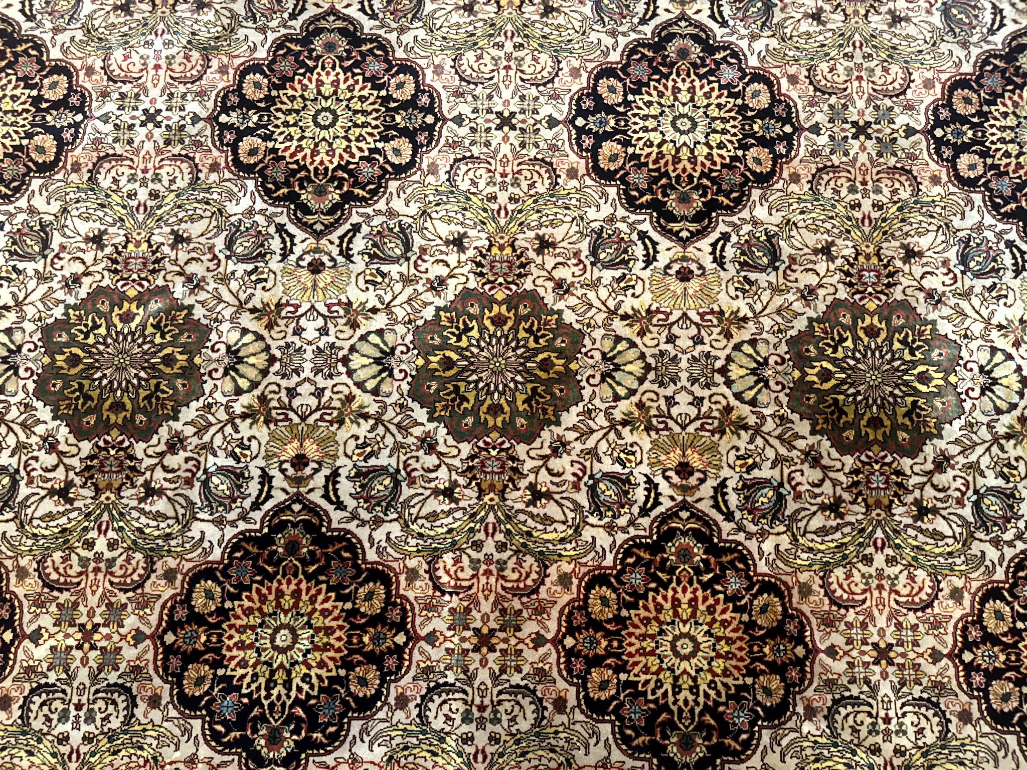 Indian Agra Rug 9x12, Fine Oriental Carpet by Jewel Rugs