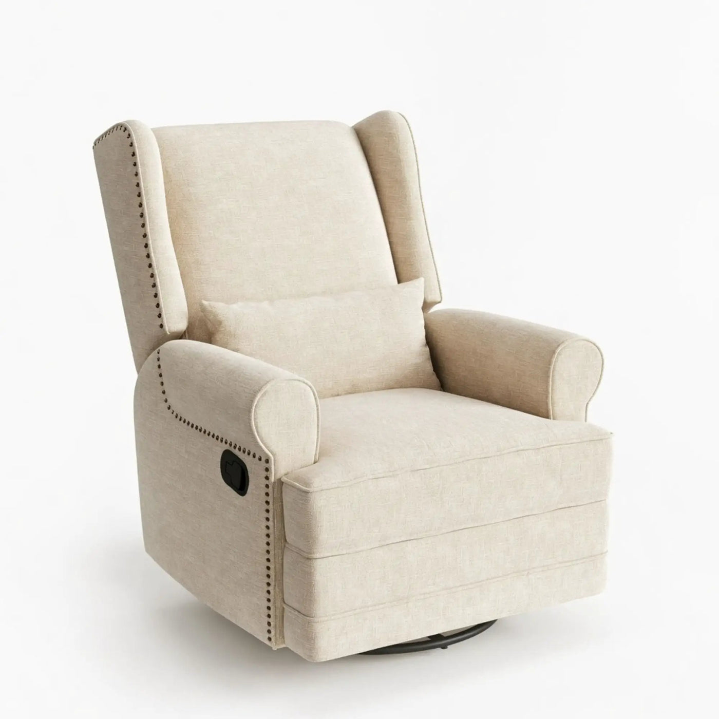Extra Wide Swivel Recliner Glider Chair With Footrest by HouseOfZazla