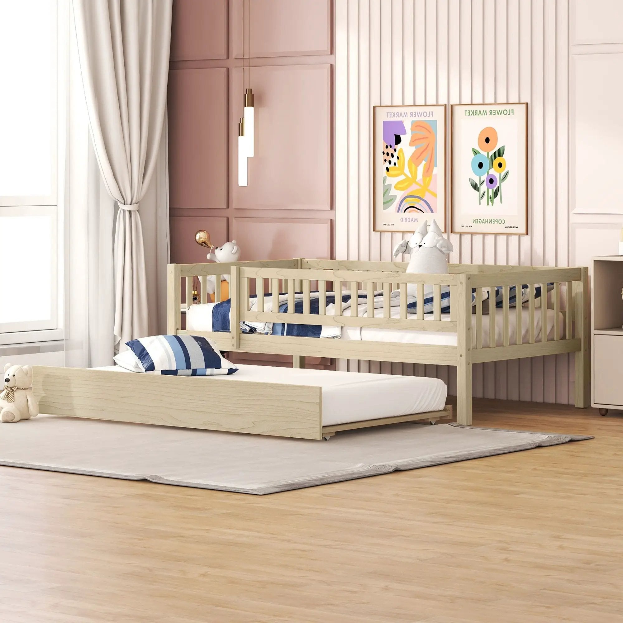 Multi Functional Wooden Daybed Bed by Unique Piece Furniture