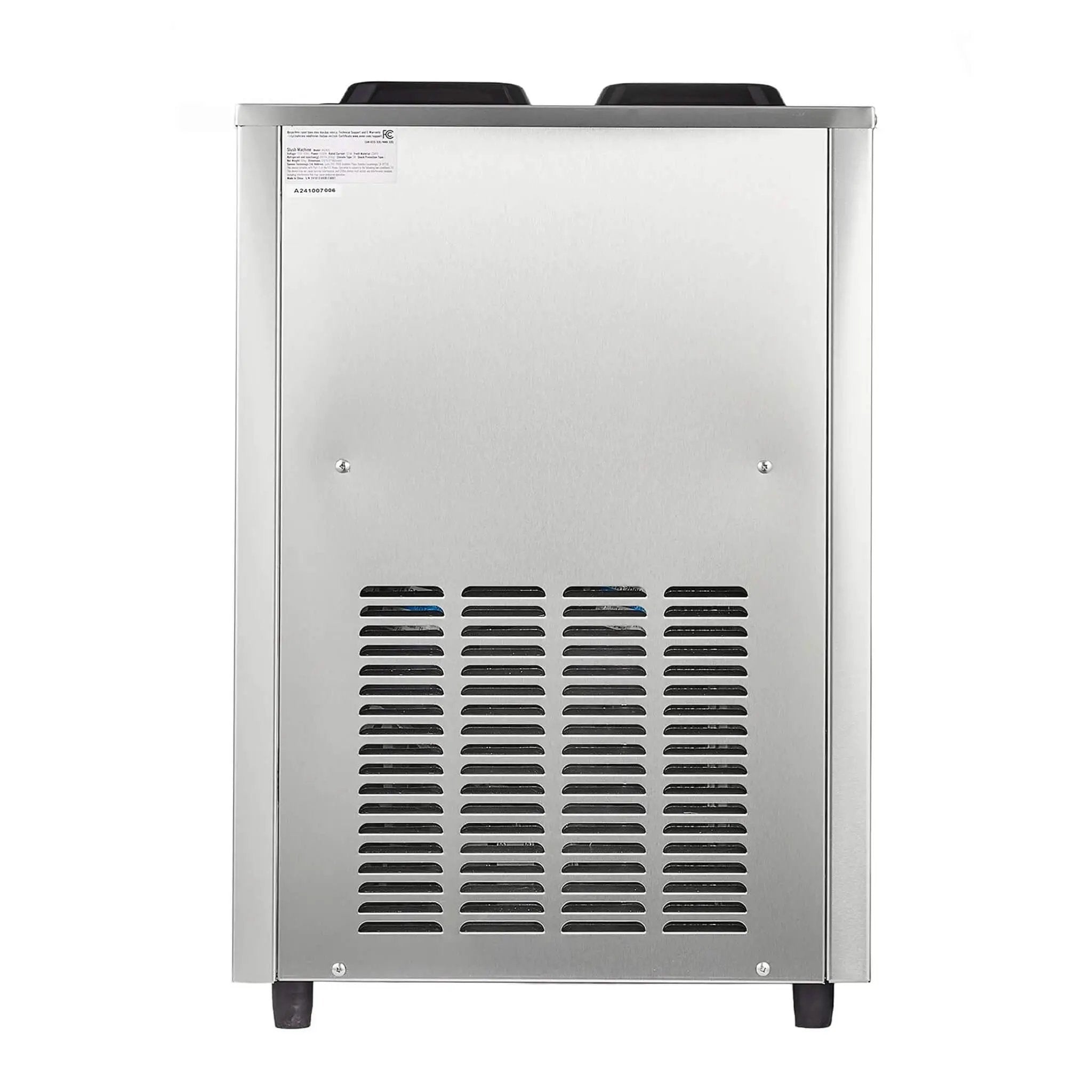 24L Commercial Double Cylinder Stainless Steel Slushy Machine With Touchscreen (SAK64125) by SAKSBY WHOLESALE