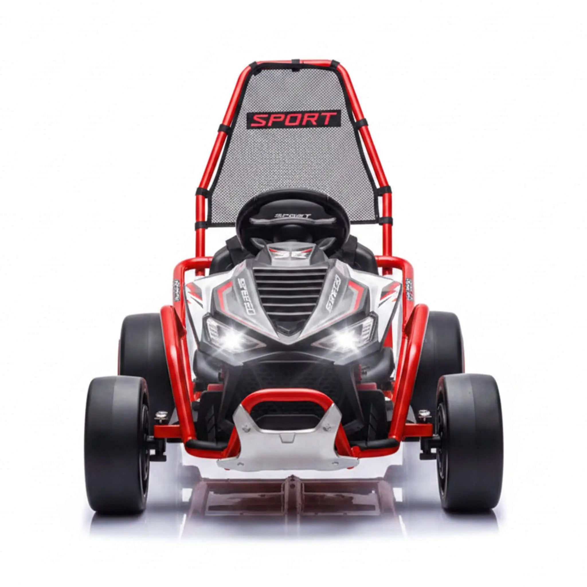 24V 400W Kids Electric Drift Go-Kart With Roll Cage, Bluetooth And Safety Harness (SAK82435) by SAKSBY WHOLESALE