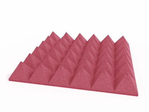 4 Inch Acoustic Foam Pyramid Style Panels - 13 Color Options, photo 17 of 53