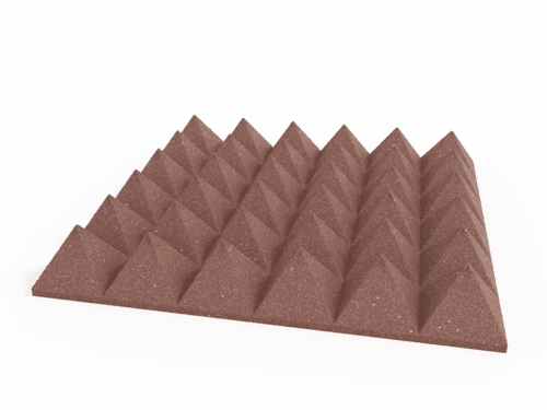 4 Inch Acoustic Foam Pyramid Style Panels - 13 Color Options, photo 16 of 53